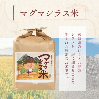 宮崎県の大自然が育んだお米【マグマシラス米】10kg 精米 宮崎県産 九州 国産