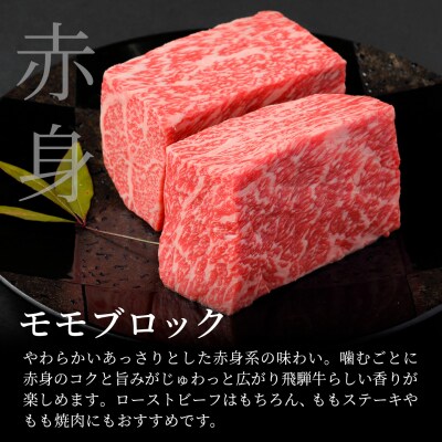 飛騨牛 ももブロック 900g 300g×3本 赤身 ローストビーフ 養老ミート