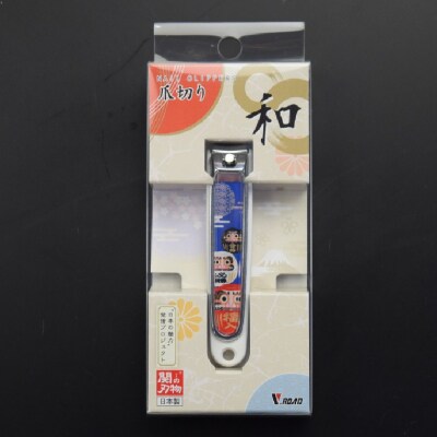 和製爪切り　Super　V-CUT　民芸　だるま(VN1-83M-DR) つめきり