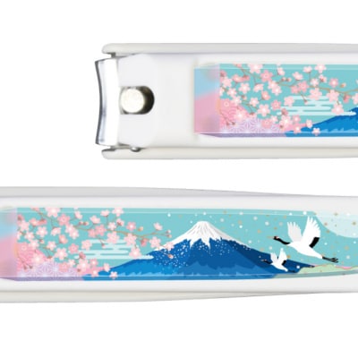 和製爪切り　景観　富士山(VN2-83K-FJ)濃州関・匠の志　日本製　カバー付き　爪キャッチャー
