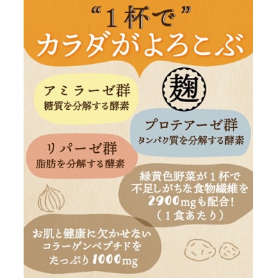 10種の野菜たっぷり麹のポタージュ24食入り F20E-798