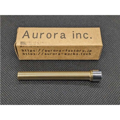 試験でも安心真鍮シャープペン芯入れ バフ研磨のクロームメッキ仕上げ キャップ付き F21E-283