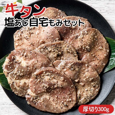 職人味付け牛タンシリーズ 厚切り 牛タン塩あじ自宅もみセット 300g F21E-408