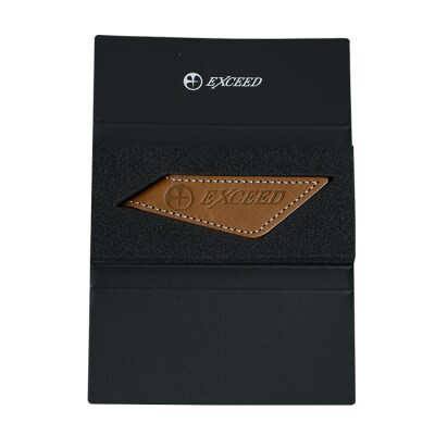 《ビリヤード》EXCEED マグネティックチョークホルダー (ブラウン) 本牛革 F20E-556