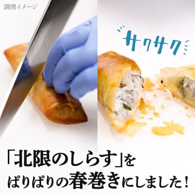 閖上(ゆりあげ) しらす 春巻き(生12本)|21_hmy-181201