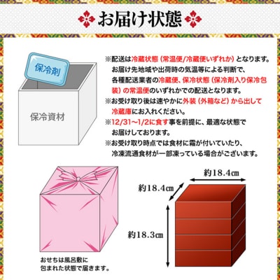 東山・東山荘監修 おせち 福重 約4～5人前|京都 老舗 本格おせち 定番 人気おせち 