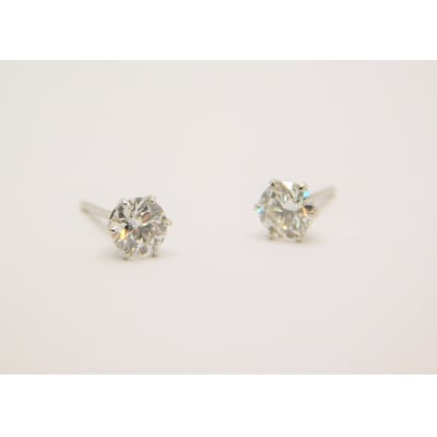 プラチナ900 ダイヤモンドピアス(Dカラー・0.5ct)K027904-H
