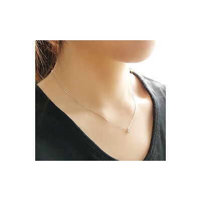 HPt950【D SI EX H&C】ダイヤモンド0.2ctシンプルペンダント K027913-H