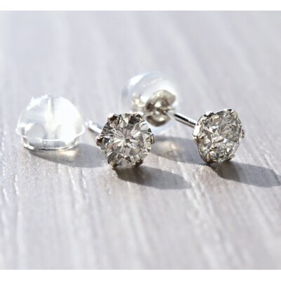 一粒ダイヤモンド シンプル スタッドピアス 0.5ct diae_fs_0003