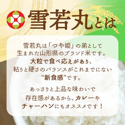 【定期便】雪若丸 玄米 パックごはん 160g×12個×6ヶ月 有機黒米入り【10月中旬発送】