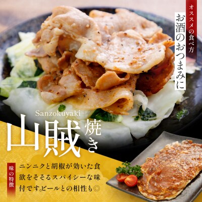 JAPAN X 味付ロース5点セット 生姜焼き4パック・山賊焼き1パック【04301-0883-2】