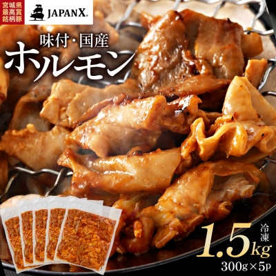 JAPAN X 味付ホルモン 300g×5 計1.5kg【04301-0881】