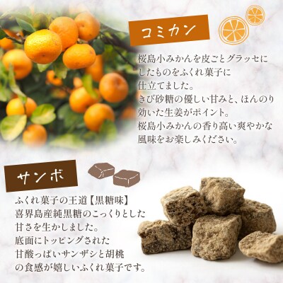 【14営業日以内に発送】ふくれ菓子ミニ2種セット DuoA(桜島小みかん&純黒糖)　K320-001