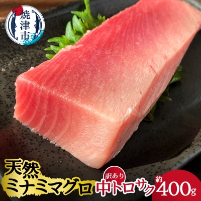 天然ミナミマグロ 訳あり 中トロ(サク) 約400g入り(a12-114)