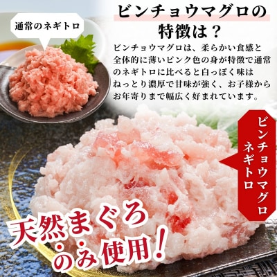 天然ビンチョウ鮪 ねぎとろ(約100g×15袋)(a10-1088)