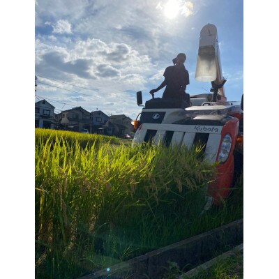 【令和4年産米】有機栽培米　地球の気『滋賀旭』玄米3kg