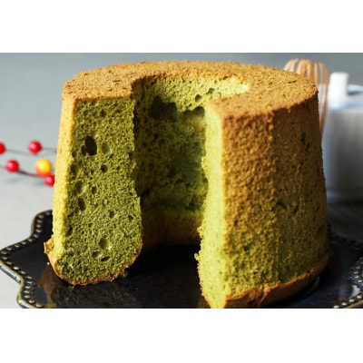 お茶屋の抹茶シフォンケーキ