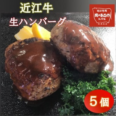 近江牛生ハンバーグ　650g(130g×5個) ソース付き