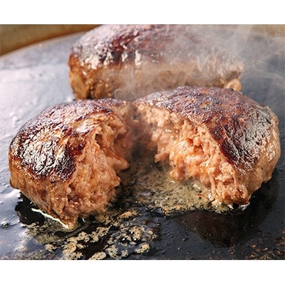 【毎月定期便】【近江スエヒロ本店】　しゃぶしゃぶ肉巻き近江牛ハンバーグ150g 3個セット全2回