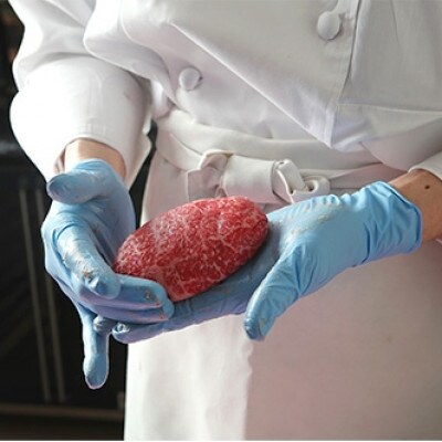 【2ヵ月毎定期便】【近江スエヒロ本店】　しゃぶしゃぶ肉巻き近江牛ハンバーグ150g 3個セット全6回