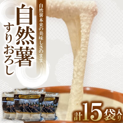 自然薯 すりおろし 冷凍 50g×15パック