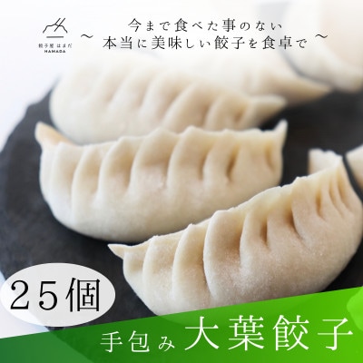 手包み大葉餃子　25個入り