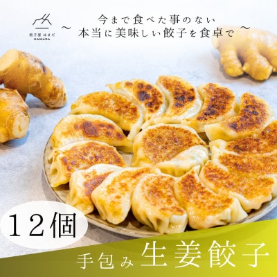手包み生姜餃子　12個入り