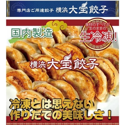 横浜大宝餃子 もちもち国産ジャンボ大宝餃子30個&もちもち水餃子40個セット
