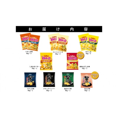 カルビー　ポテトチップス　堅あげポテト　食べ比べセット　全9種　12袋【1381】