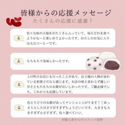 【北海道上川町】もちごやマム 手づくり大福ギフトボックス 6種類12個入り