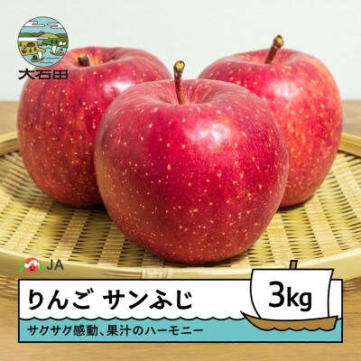 【先行予約】 りんご サンふじ 約3kg 2026年産 令和8年産 林檎 ja-risfx3