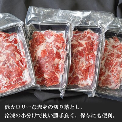 淡路牛 赤身切り落とし 1kg(250g×4パック)　ao05735