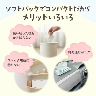 エルモア ピコソフトパックティシュー 120箱 150組(300枚)×5箱×24パック