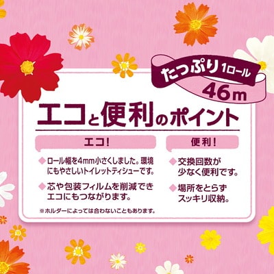 エリエール i:na (イーナ) トイレットティシュー プリント 12R (ダブル) × 6パック