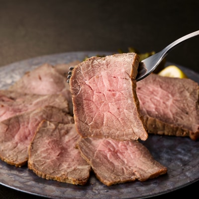 <工場直送>国産原料肉使用 ローストビーフ・ローストポーク詰合せセット 合計800g[210Y12]