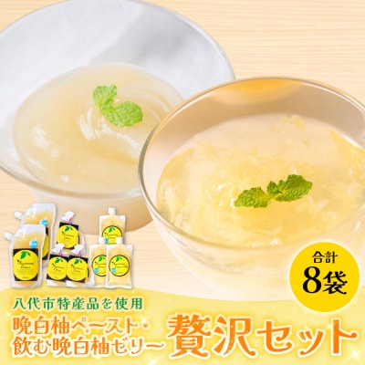 晩白柚ペースト「マキシト」& 晩白柚ゼリー「マキシトゼリー」『贅沢セット』_189-4080-C