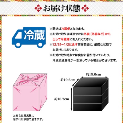 祇園・江口監修 おせち 江春 約4~5人前|京都 正統派割烹 本格おせち 華やか 人気
