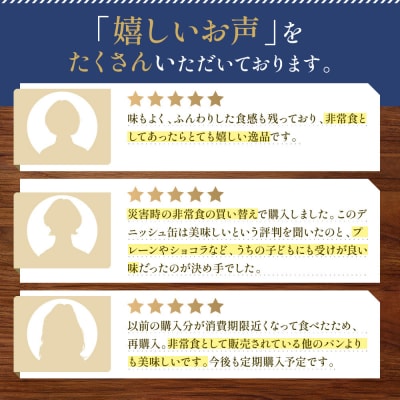 【ANDE】デニッシュ缶「3種(プレーン・メープル・ショコラーデ)」各2個 6缶セット