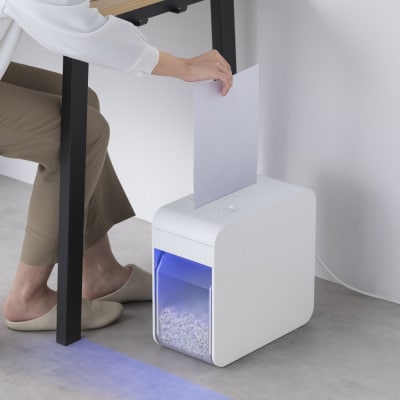 パーソナルシュレッダー シズカット P4HM-35E-W ホワイト