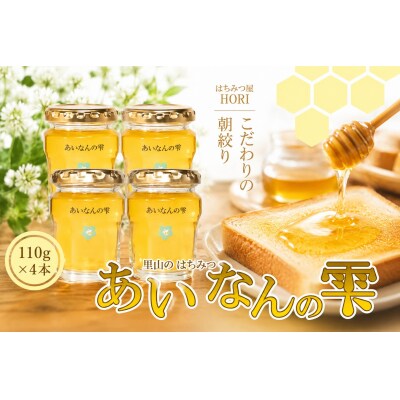 里山のはちみつ ～あいなんの雫～ 110g×4本セット 