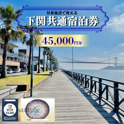 下関市 共通宿泊券 45,000円分 IS005
