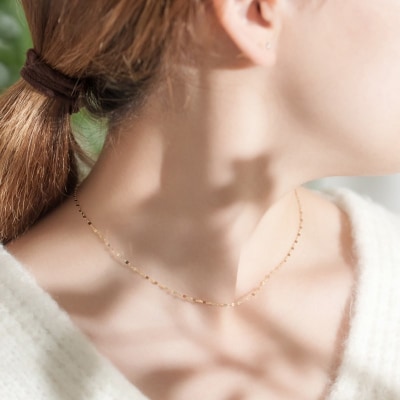 【L&Co.】K10 チェーンネックレス(60-8053)