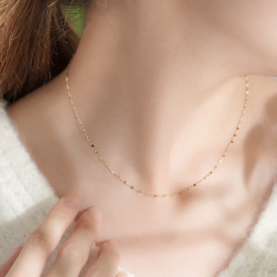 【L&Co.】K10 チェーンネックレス(60-8053)