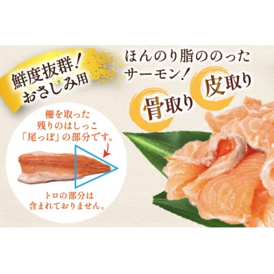 訳あり 無添加 ノルウェー産 アトランティックサーモン 切り落とし 2kg [20566368] 