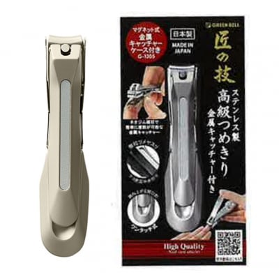 匠の技 ステンレス製高級つめきり　金属キャッチャー付き(G-1305)