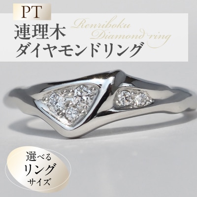 PT連理木ダイヤモンドリング(8号)[016K35-01]