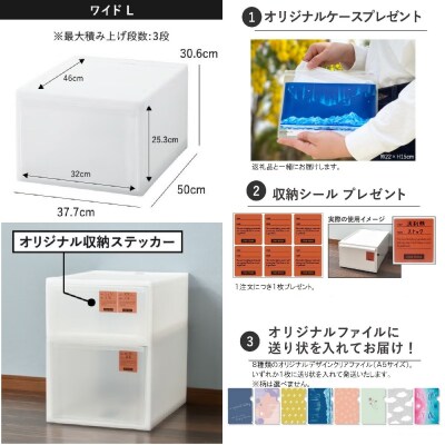 Stack System Case スタックシステムケース ワイドL　2個セット【1267】