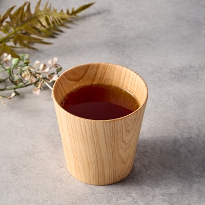 天然ひのきカップ　4個セット【mokuzai03】
