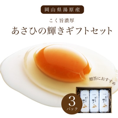 岡山県真庭産あさひの輝きギフトセット 【tamago001】
