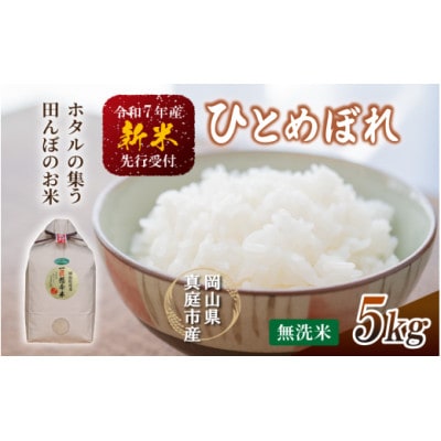 【令和7年産】真庭市産 ひとめぼれ 無洗米 5kg